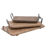 Symple Stuff 2 tlg. Hocker Couchtisch Tablett Set Manuel 2-tlg. Hocker-/Couchtisch-Tablett-Set Gilberto